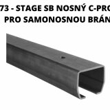 C73 - STAGE SB NOSNÝ C-PROFIL PRO SAMONOSNOU BRÁNU